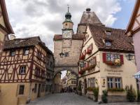 Beim Markusturm und Röderbogen - Rothenburg o.d.T.